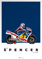 Freddie Spencer, Honda NS500, 500cc World Champion 1983
