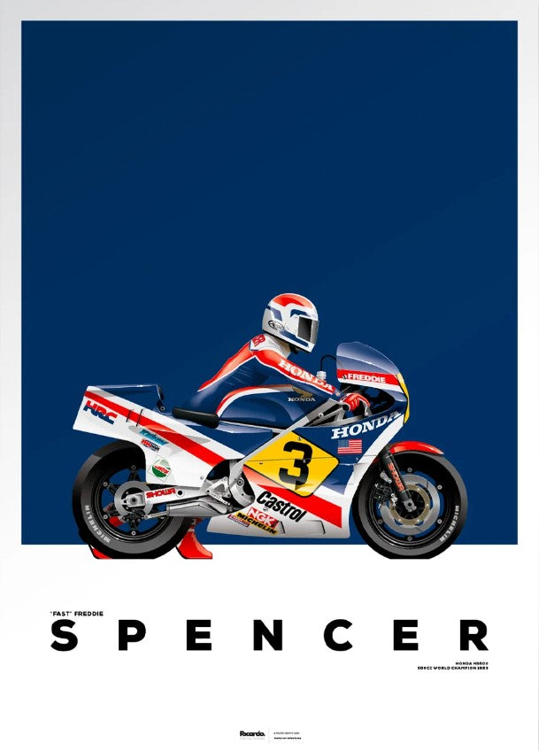 Freddie Spencer, Honda NS500, 500cc World Champion 1983