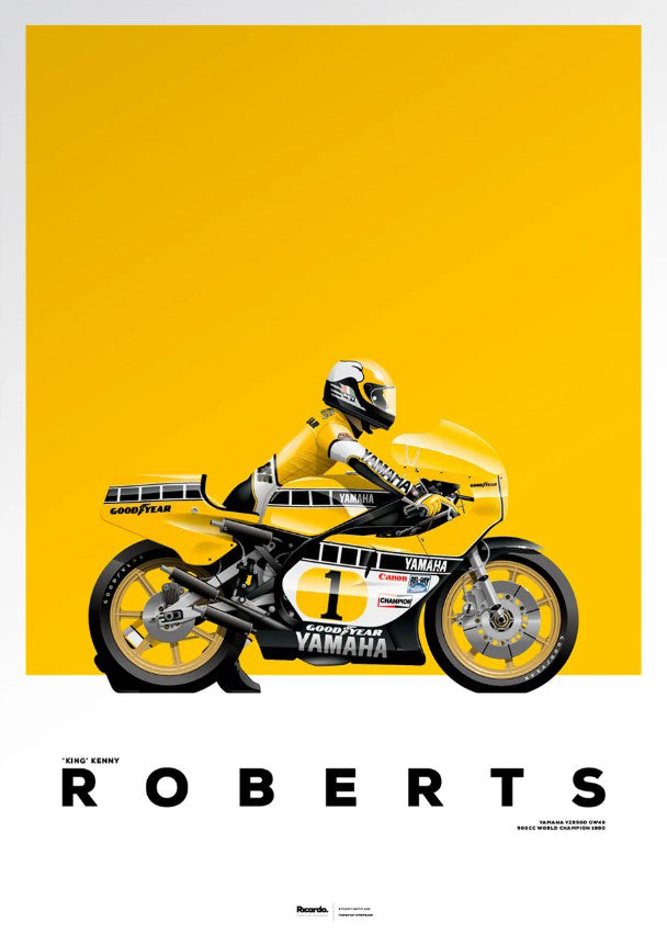 Kenny Roberts, Yamaha YZR500 OW48, 500cc World Champion 1980