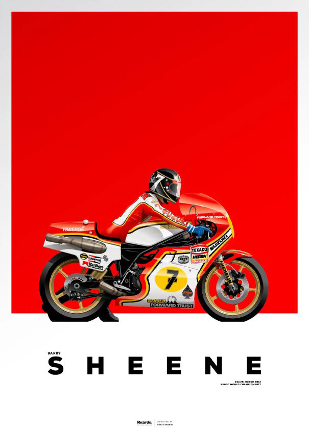 Barry Sheene, Suzuki RG500 XR14, 500cc World Champion 1977