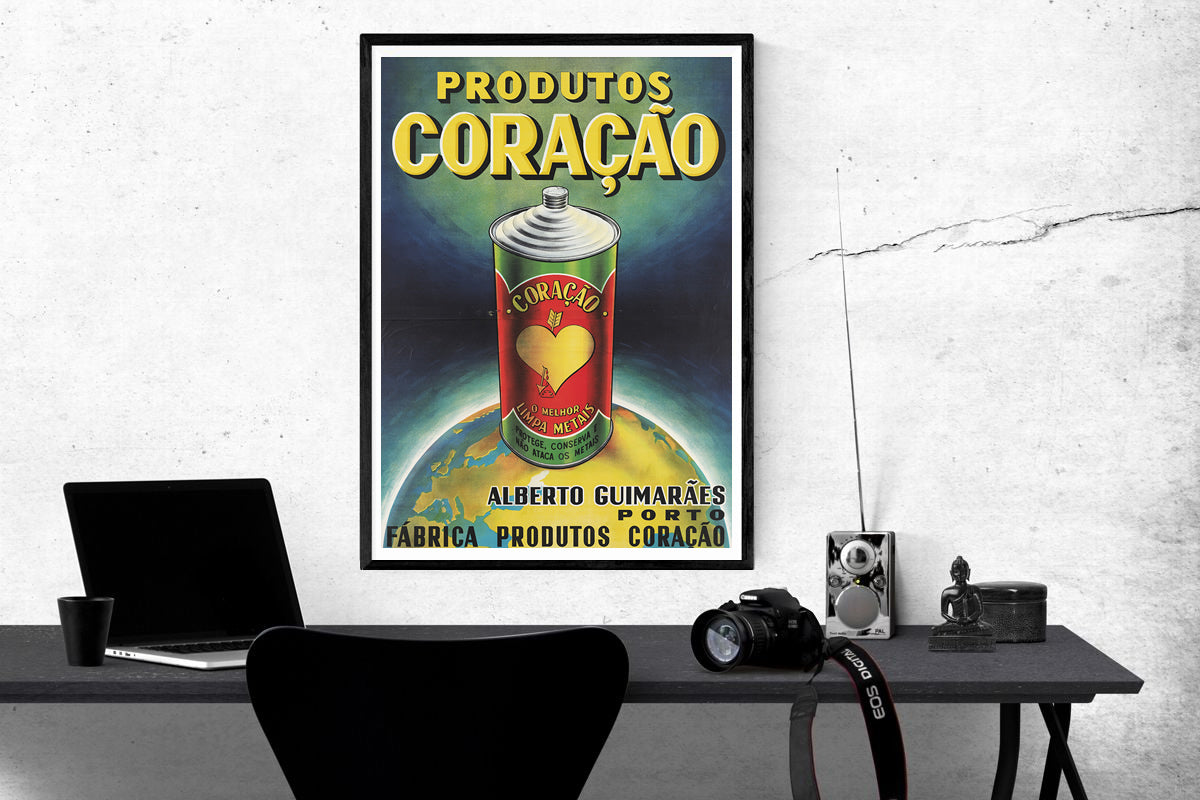 Produtos Coração Poster