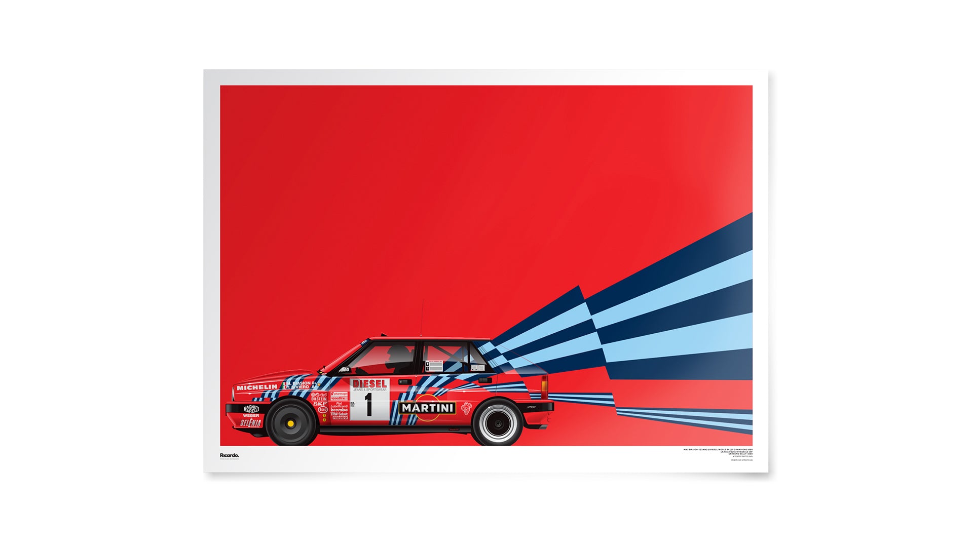 Miki Biasion-Tiziano – Lancia Delta Integrale 16V – Sanremo Rally 1989