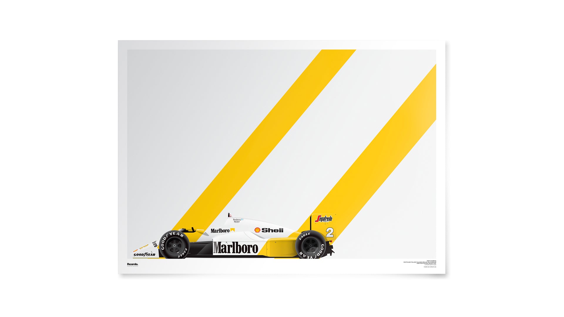Keke Rosberg – McLaren MP4/2C Tag Porsche – Portuguese Grand Prix 1986