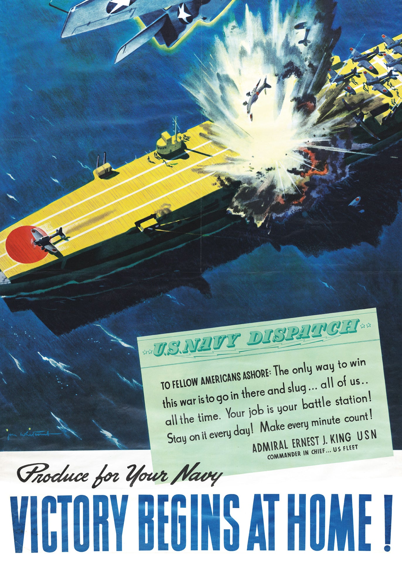 Victory Begins at Home Poster
