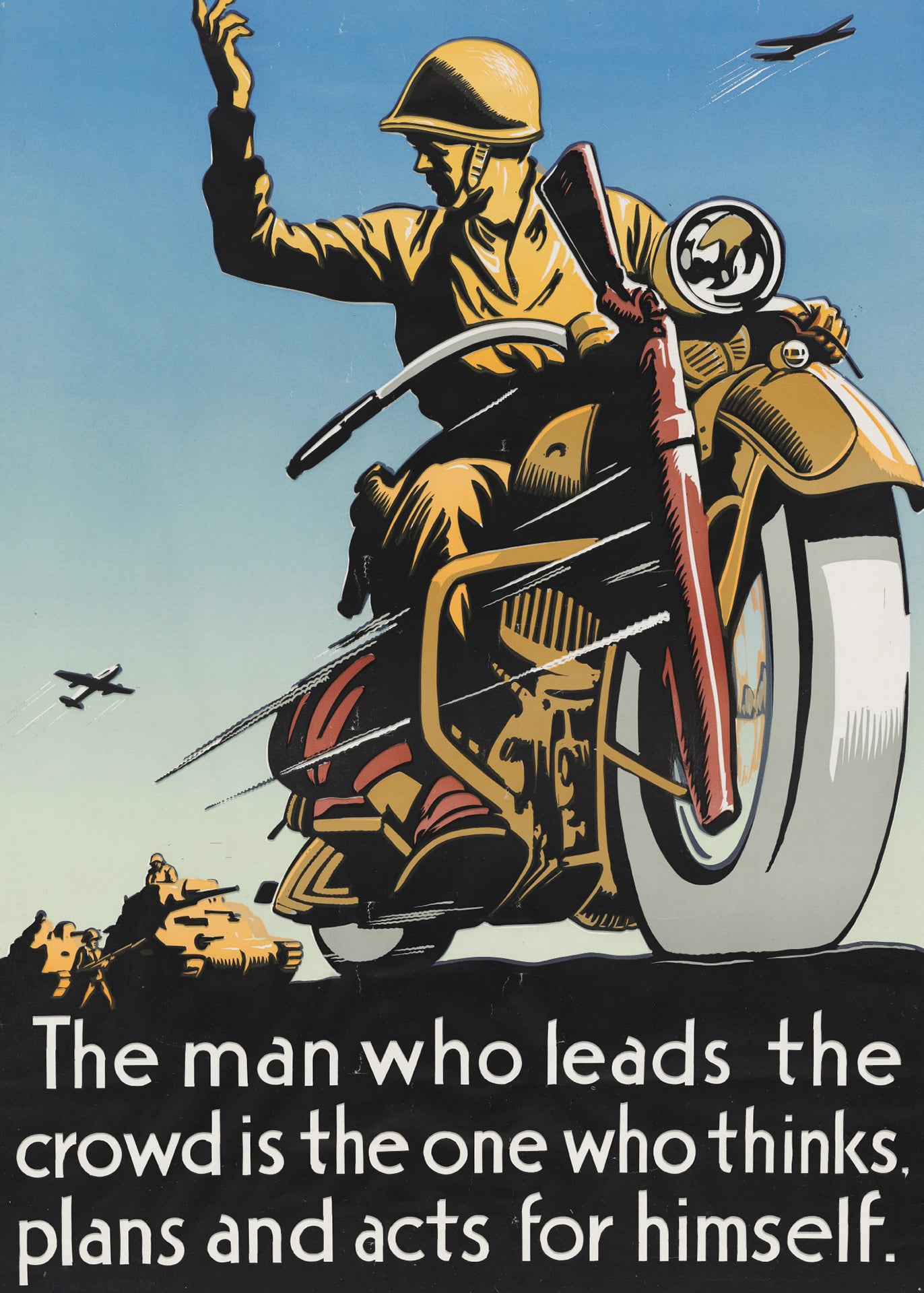 The Man Who Leads Poster