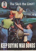 Keep Buying War Bonds Poster
