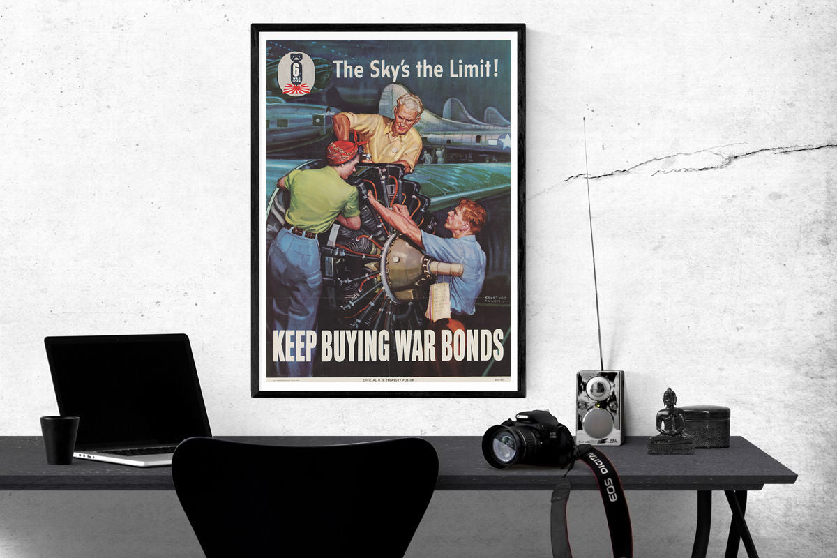 Keep Buying War Bonds Poster
