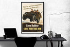 Save Rubber Poster