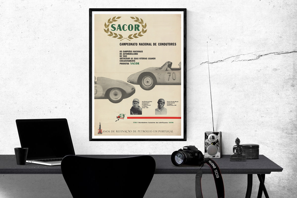 SACOR - National Drivers Championship Poster (1962)