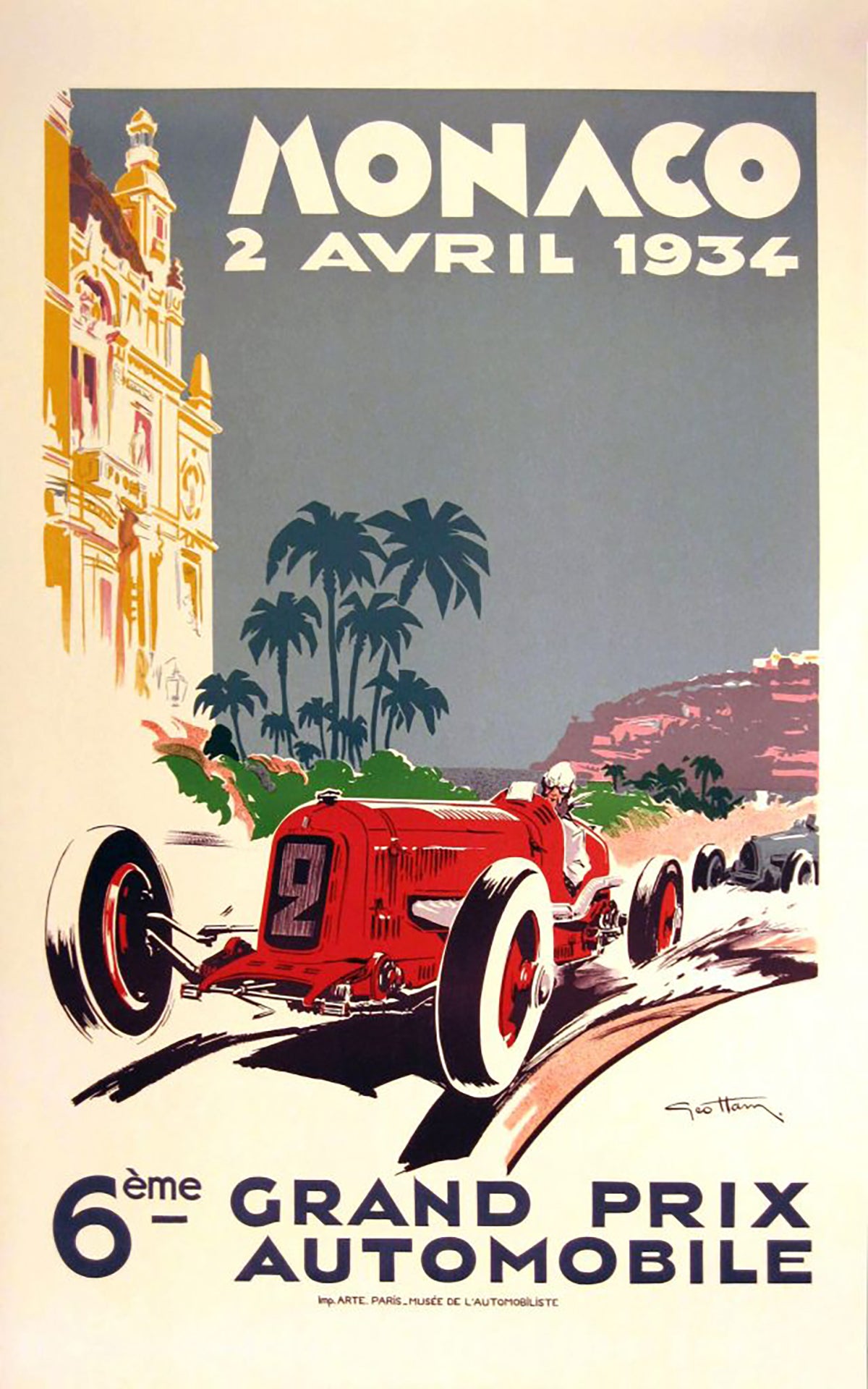 Monaco Grand Prix (1934) Magnet