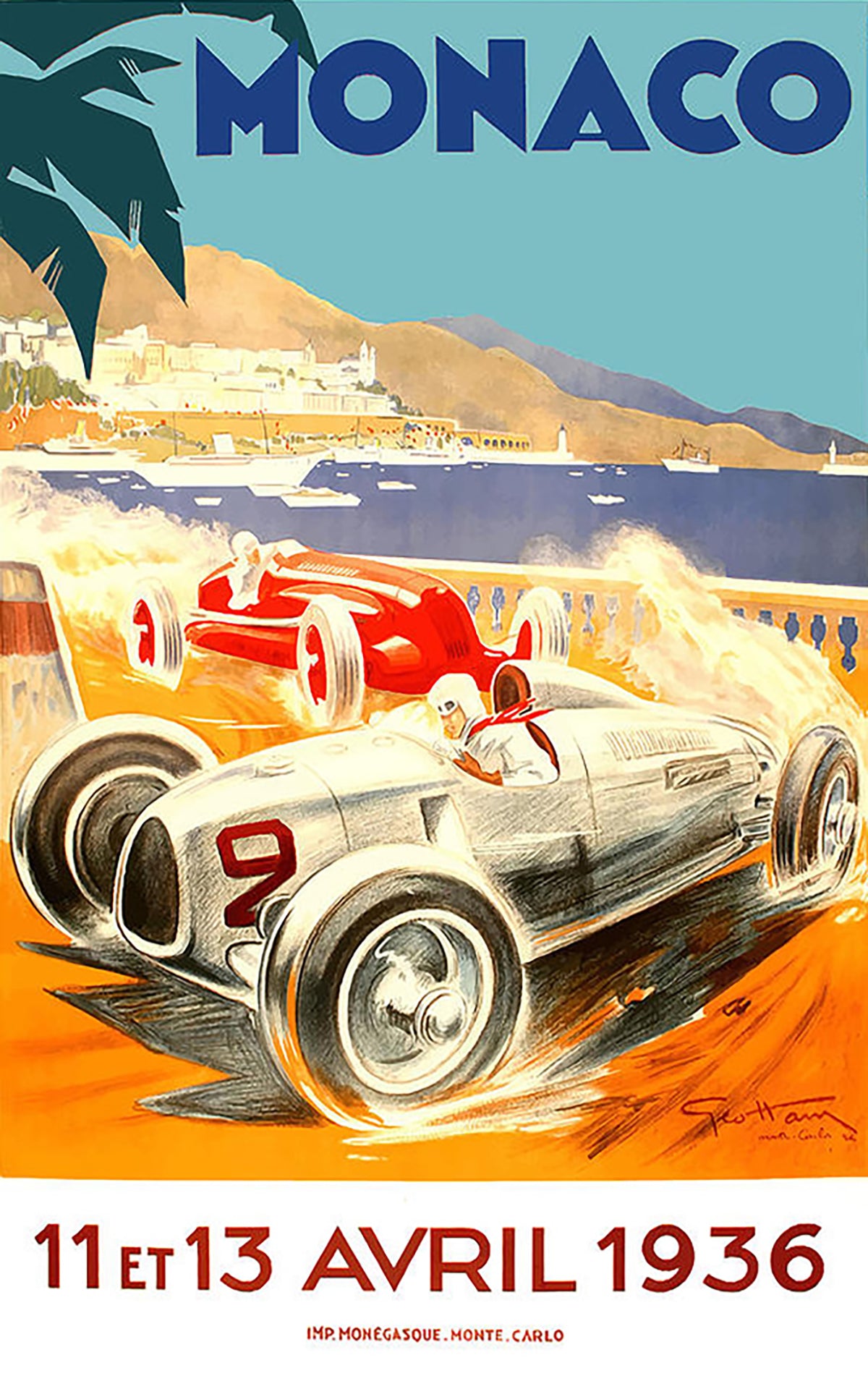 Monaco Grand Prix (1936) Magnet