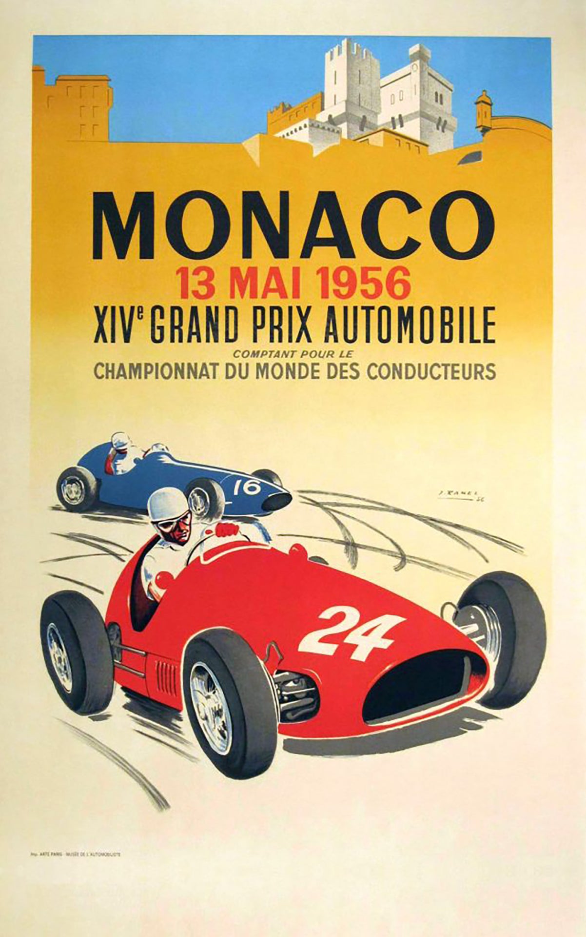 Monaco Grand Prix (1956) Magnet