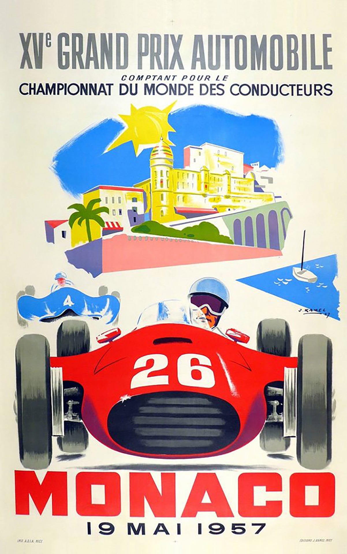 Monaco Grand Prix (1957) Magnet