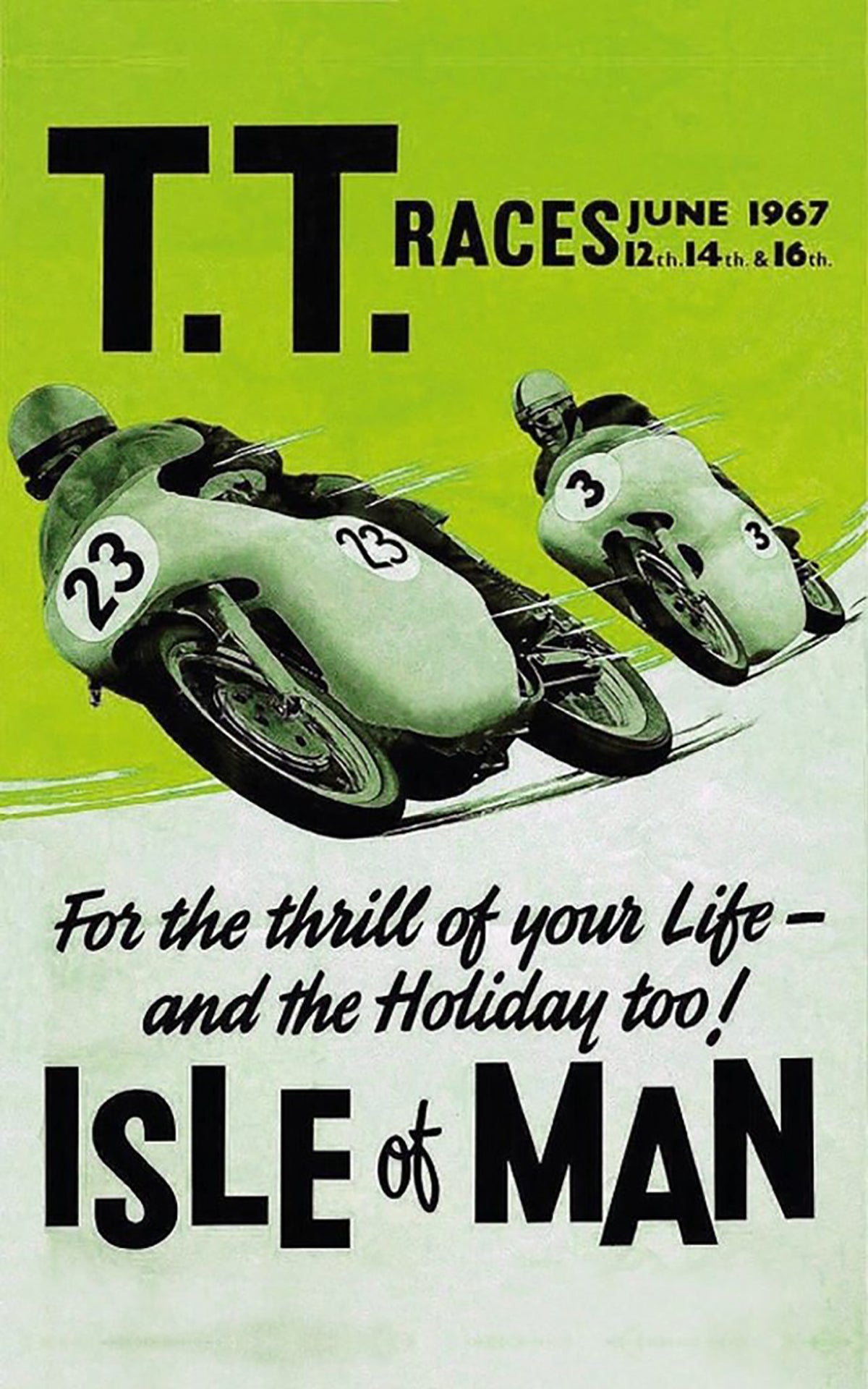 Isle of Man – TT Races (1967) Magnet