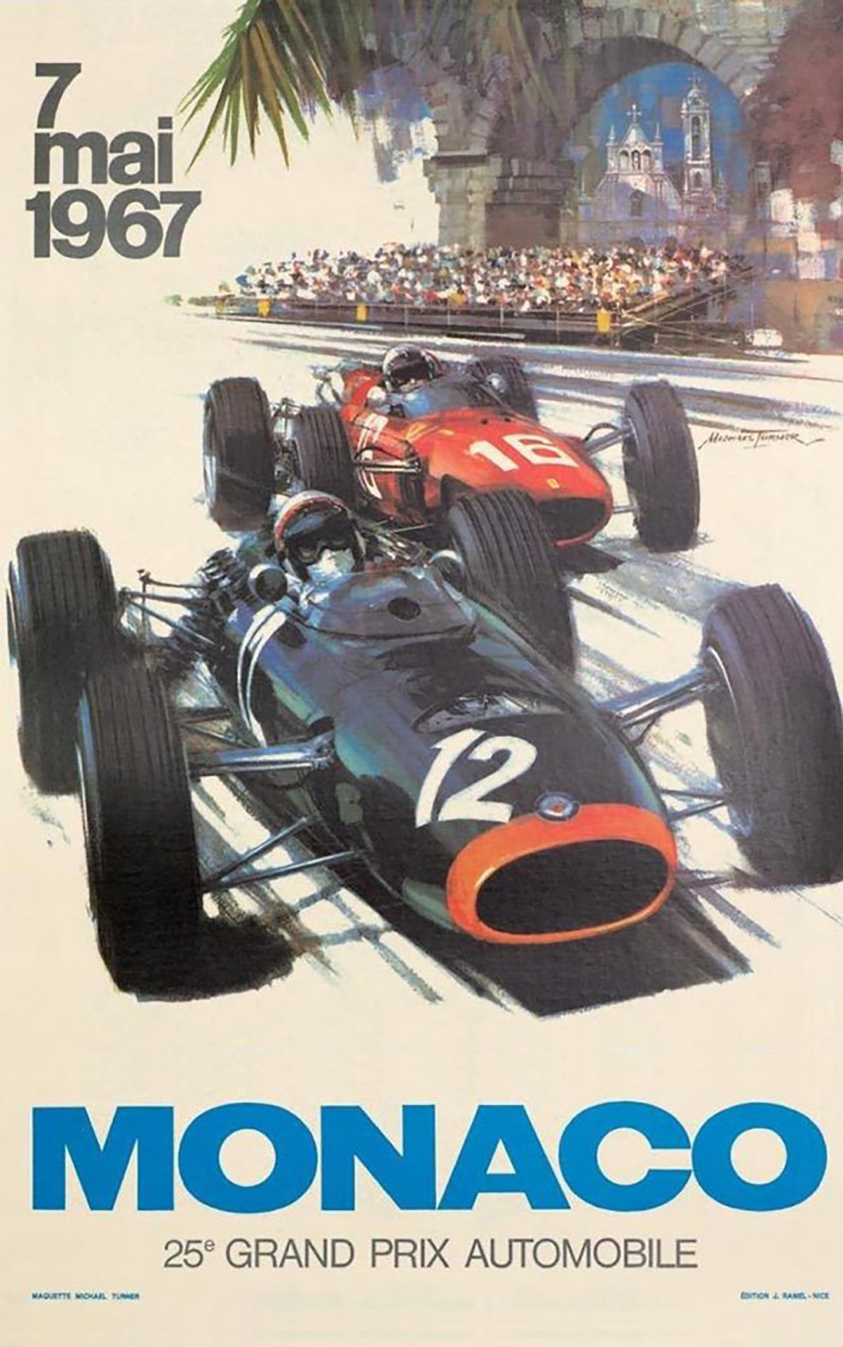 Monaco Grand Prix (1967) Magnet