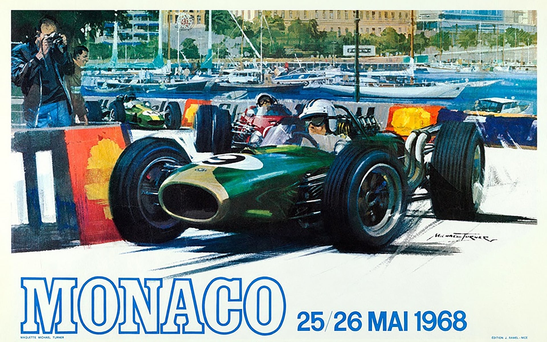 Monaco Grand Prix (1968) Magnet