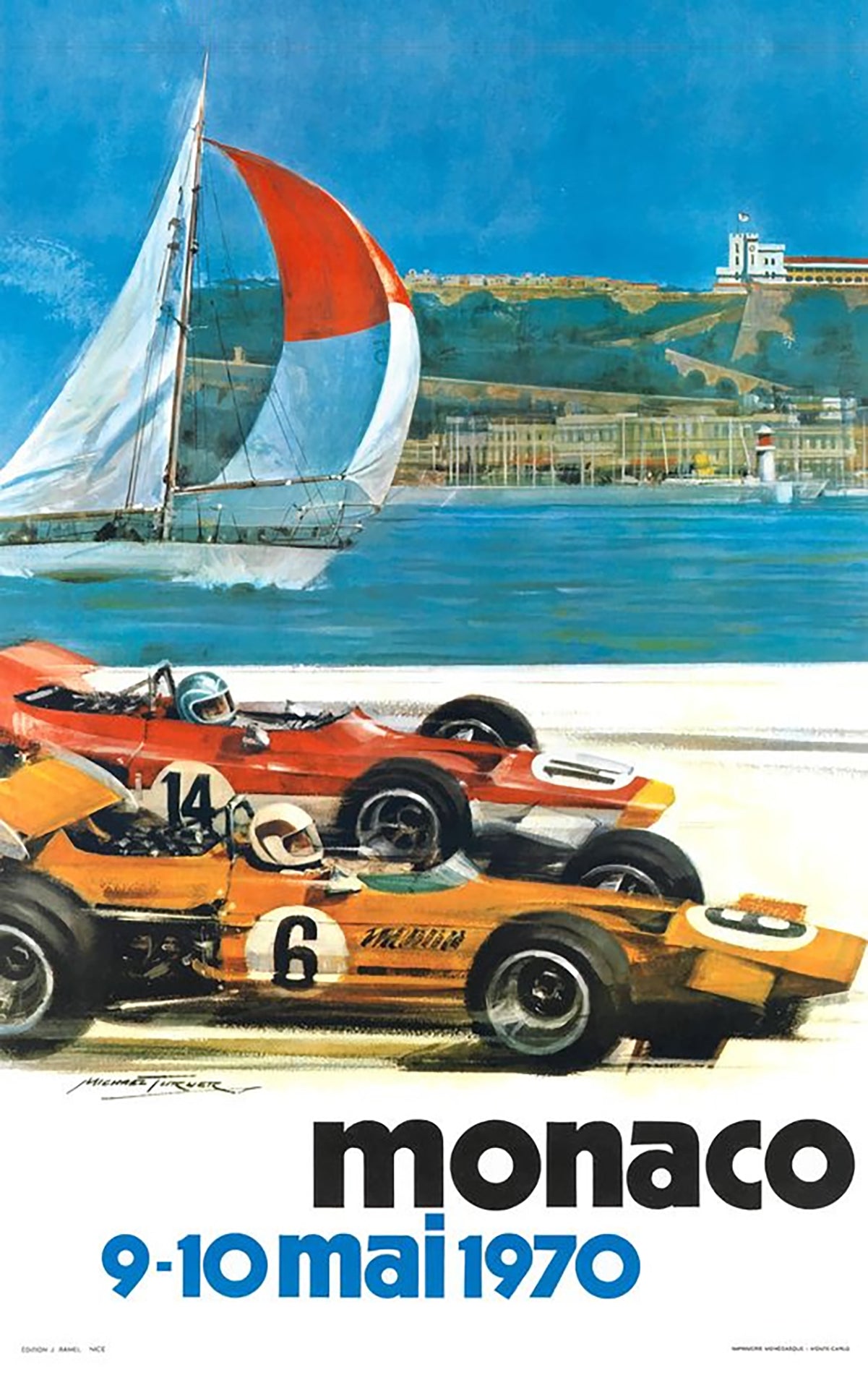 Monaco Grand Prix (1970) Magnet