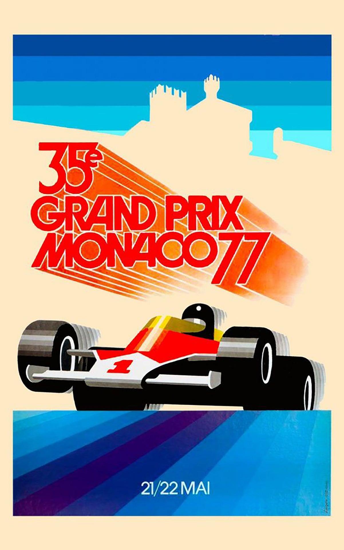 Monaco Grand Prix (1977) Magnet