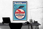 Chevron Supreme Gasoline Poster