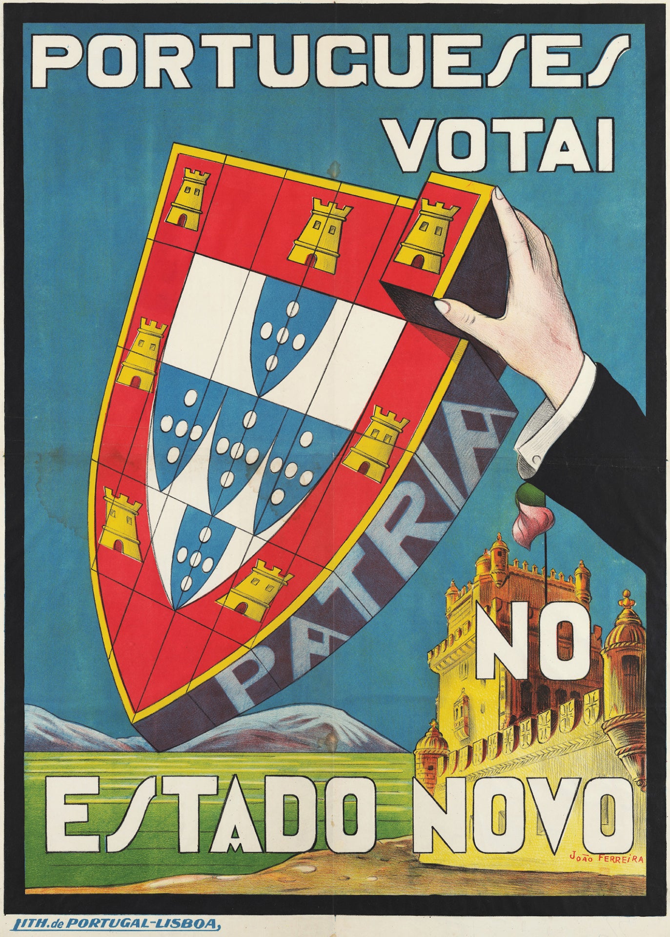 Portuguese Vote Poster