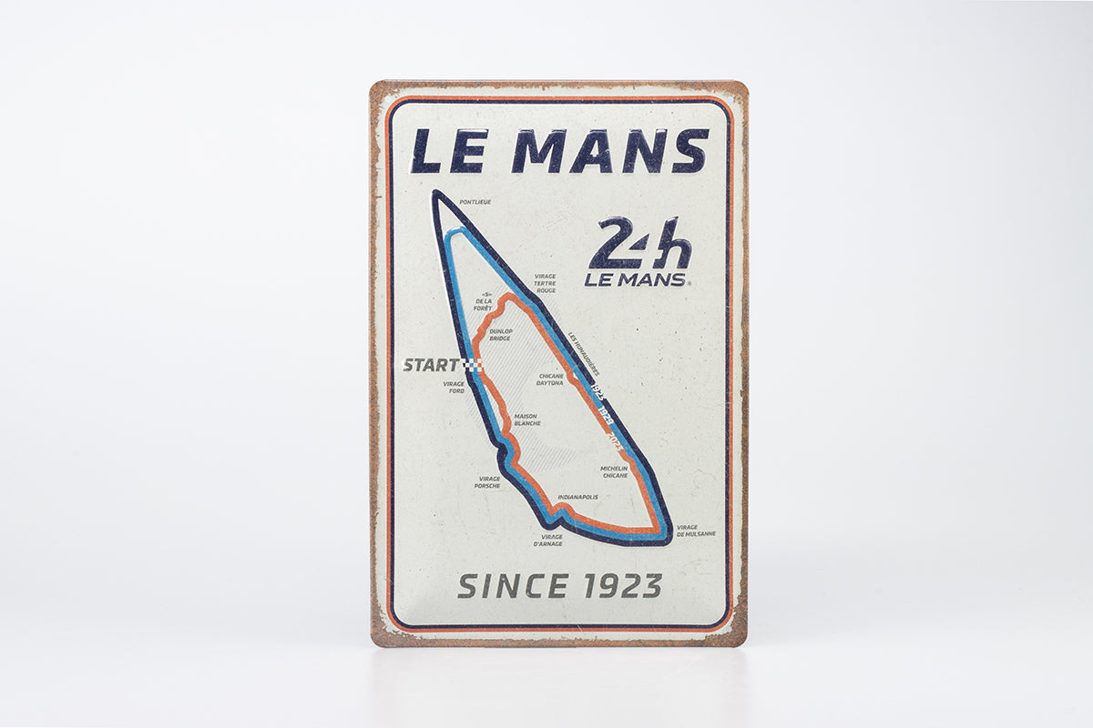 Le Mans Tin Sign
