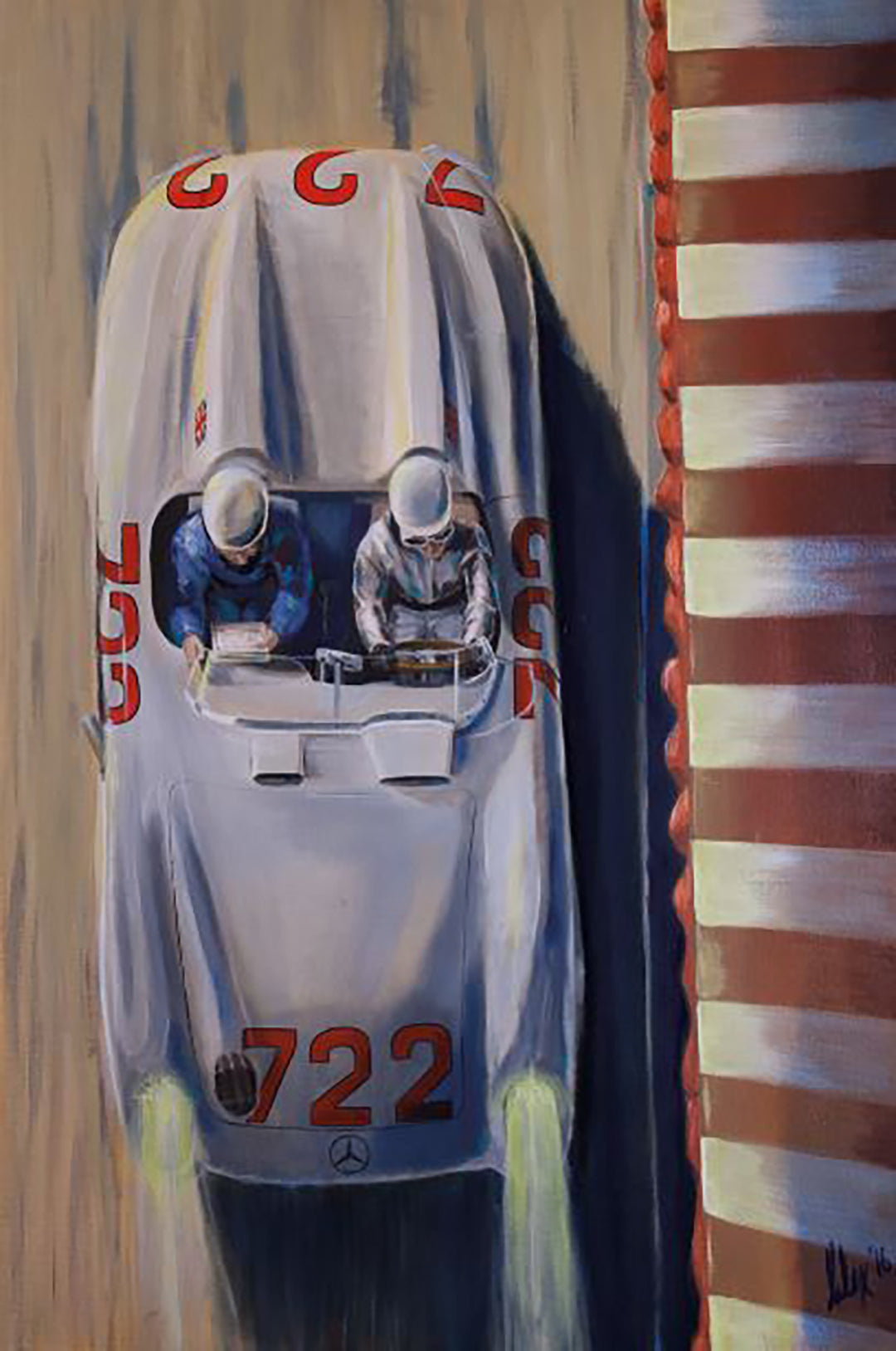 Stirling Moss & Dennis Jenkinson - Mercedes-Benz SLR