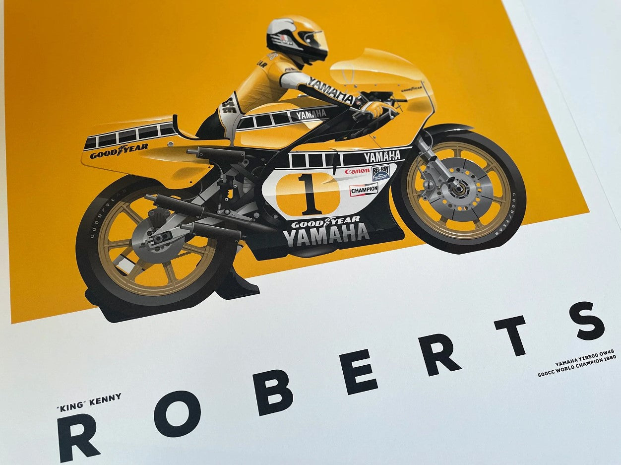 Kenny Roberts, Yamaha YZR500 OW48, 500cc World Champion 1980