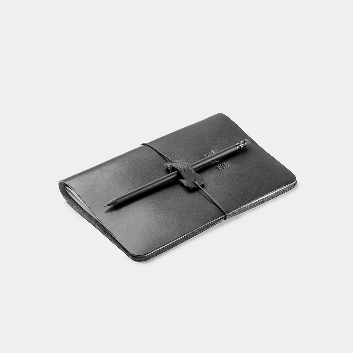 A5 Leather Notebook - Black