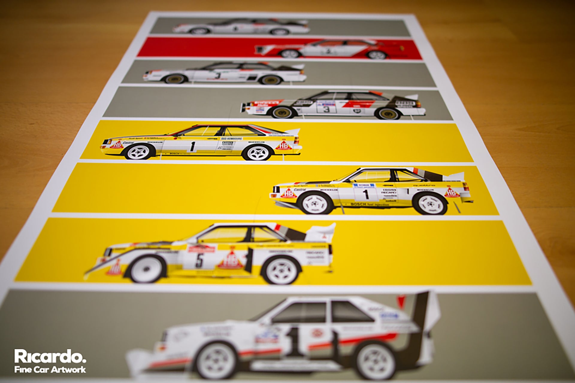 Audi Quattro Short Graphic Story