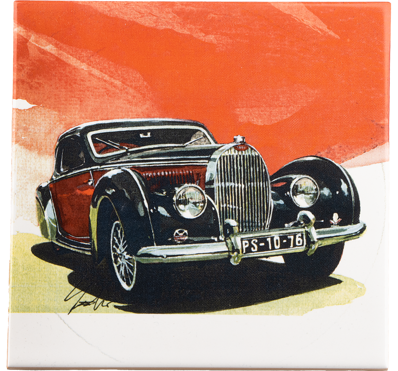 Tile Bugatti Type 57C Atalante