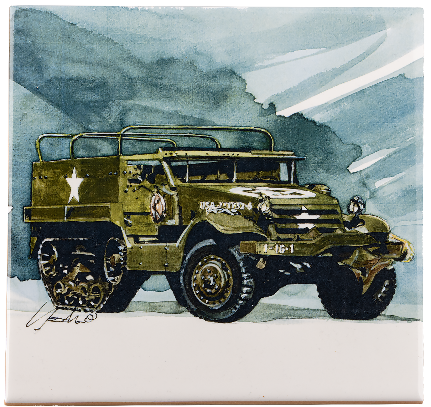 Tile Autocar M3 Half Track
