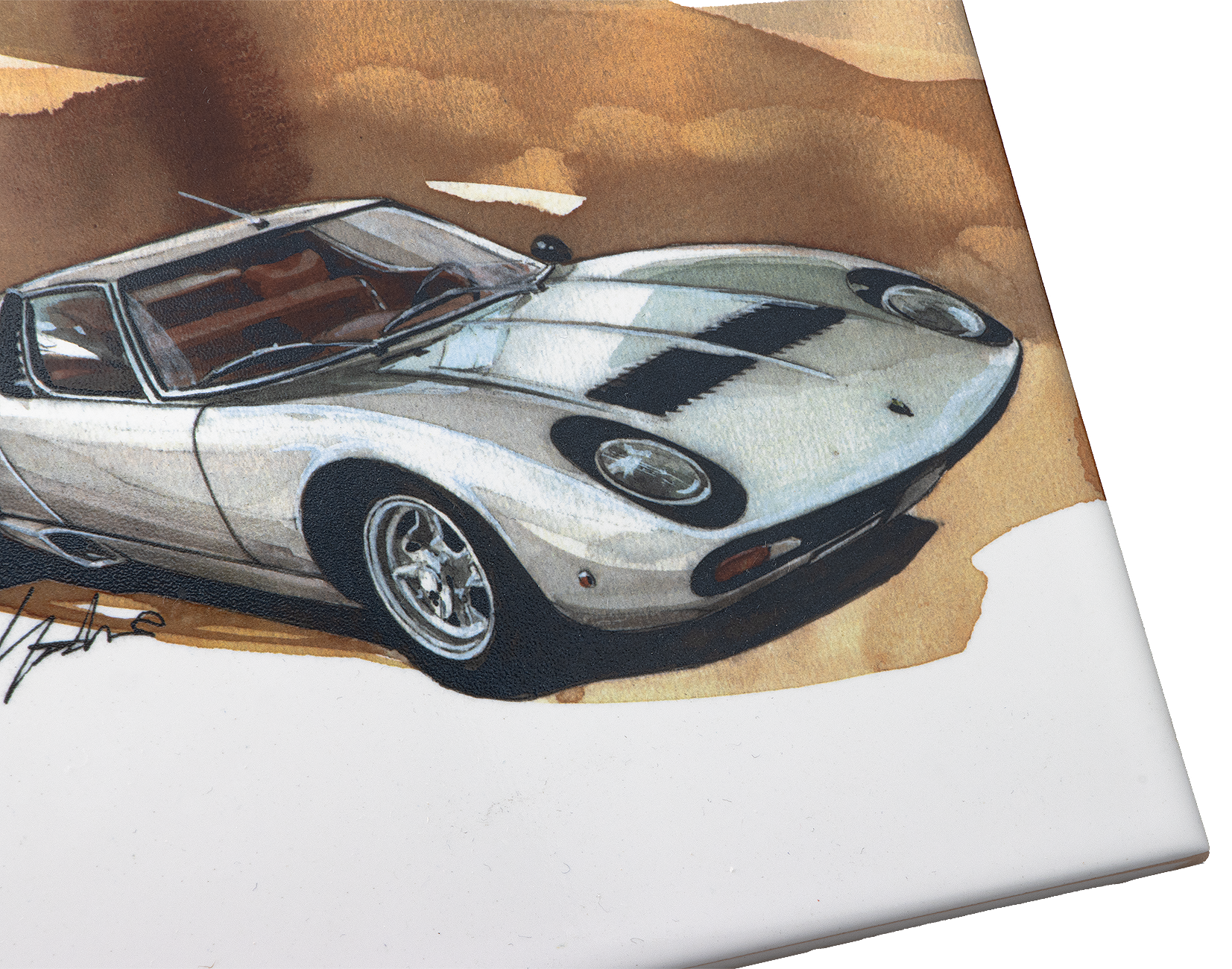 Tile Lamborghini Miura P400 SV