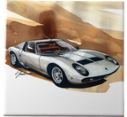 Tile Lamborghini Miura P400 SV