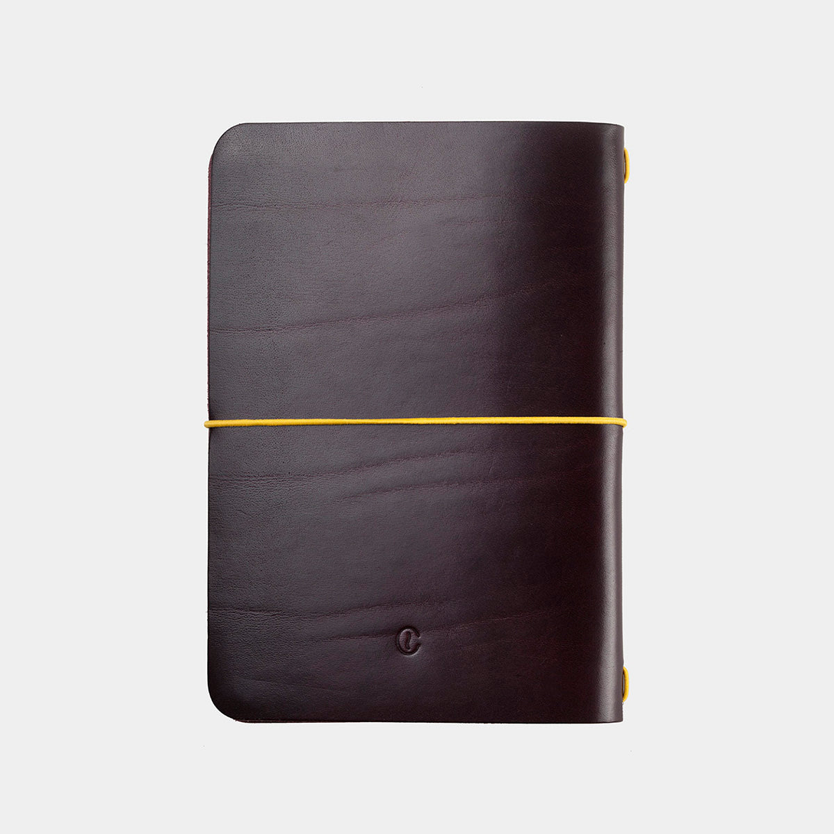 A5 Leather Notebook - Burgundy