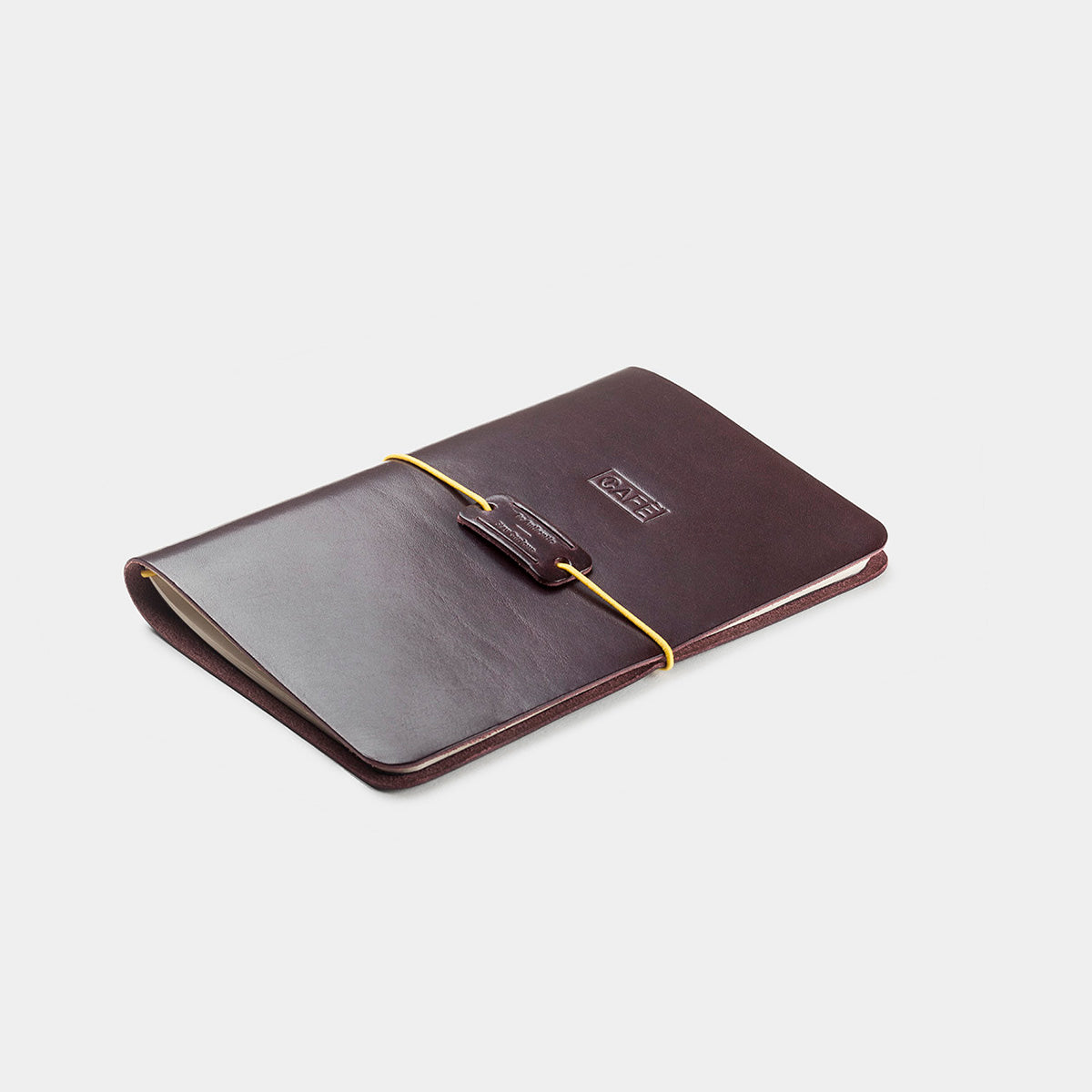 A5 Leather Notebook - Burgundy