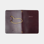A5 Leather Notebook - Burgundy