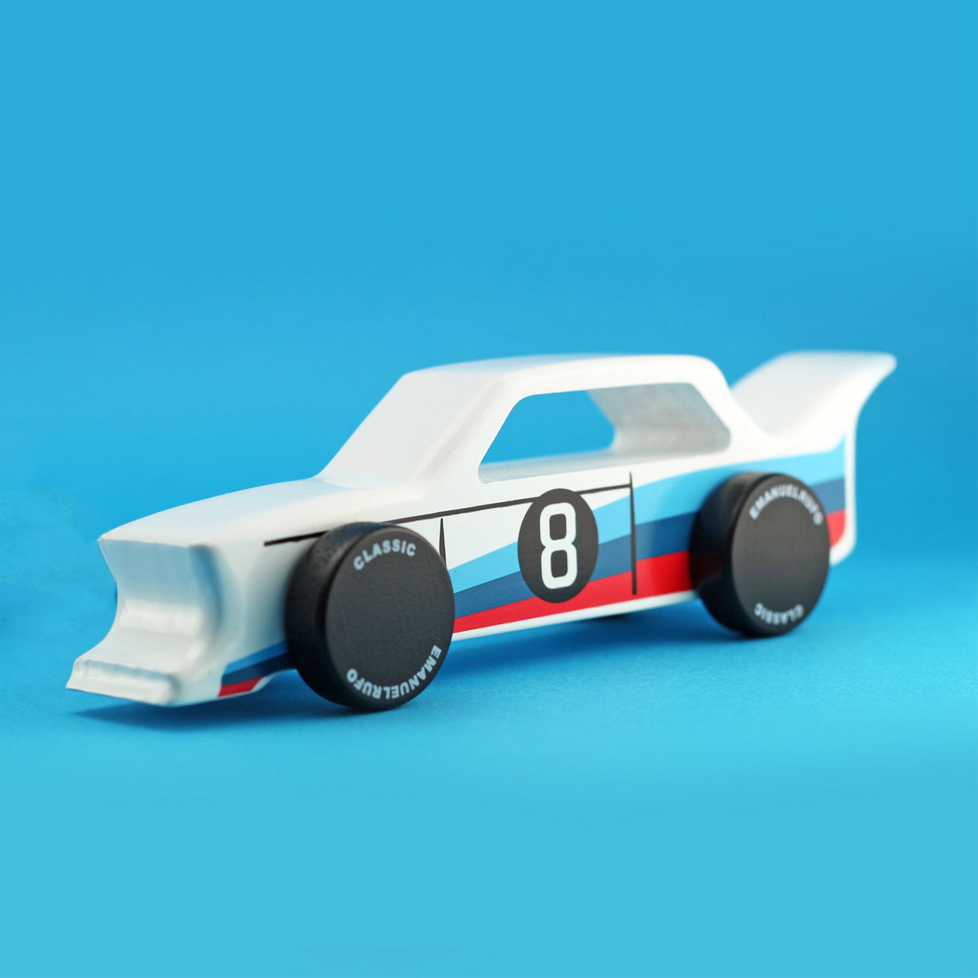 CL 25 Wood Toy Car Inspired by a Charismatic German Sports Car