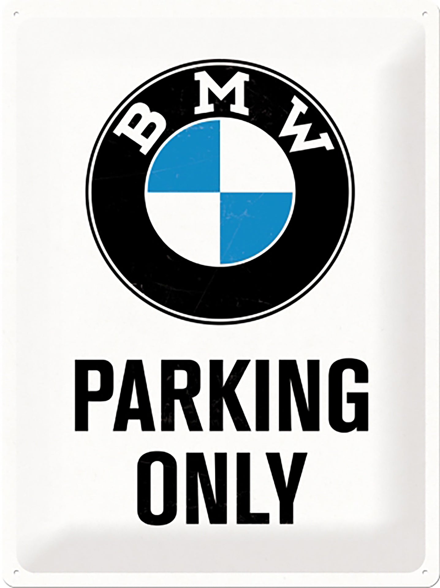 BMW Parking Only Sign