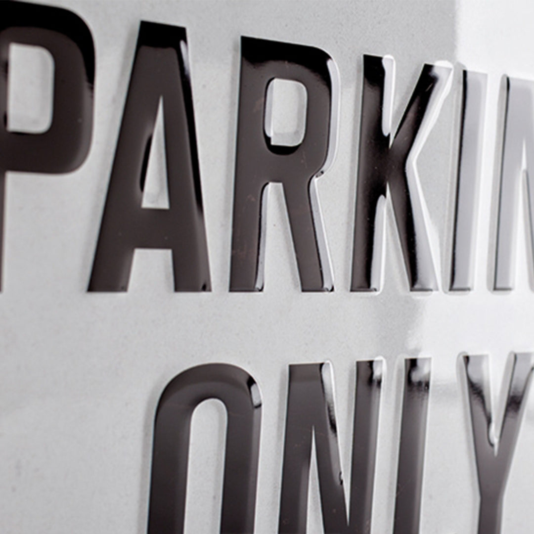 BMW Parking Only Sign