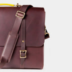 3-In-1 Leather Briefcase Black Coffee