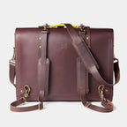 3-In-1 Leather Briefcase Black Coffee