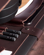 3-In-1 Leather Briefcase Black Coffee