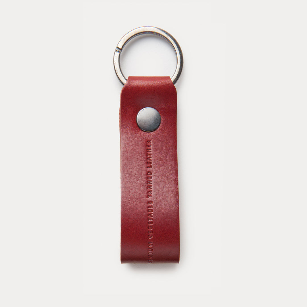 Leather Key Chain Berry