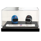 Michel Vaillant and Jacky Ickx Miniature Helmet Duo