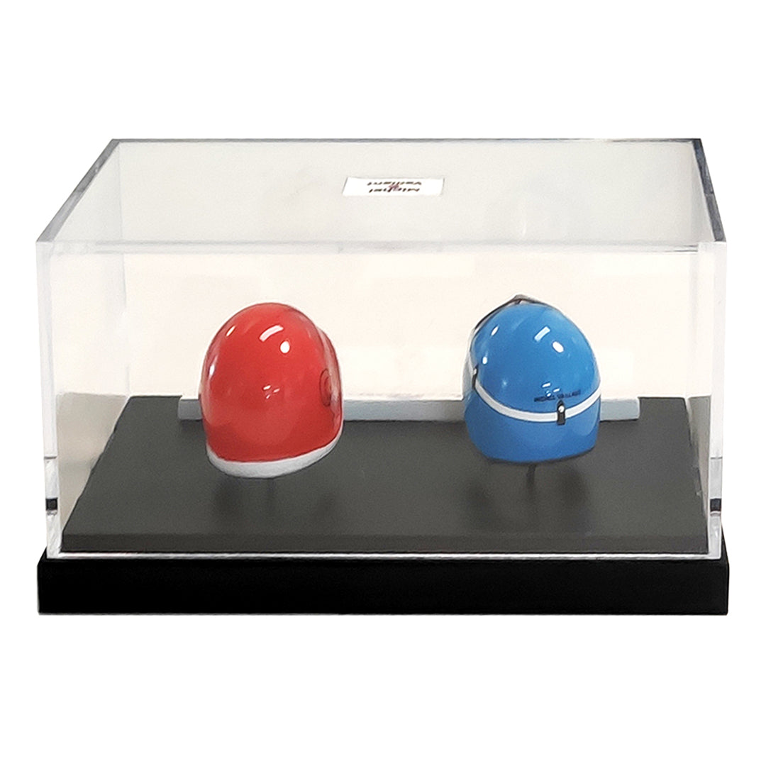 Michel Vaillant and Texas Driver Miniature Helmet Duo