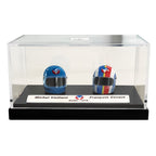 Michel Vaillant and François Cevert Miniature Helmet Duo