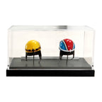 Michel Vaillant and Steve Warson Miniature Helmet Duo