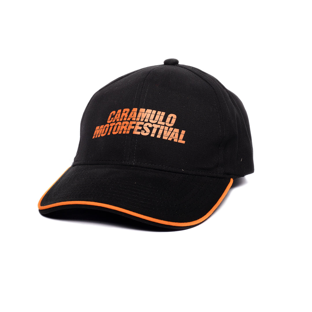 Caramulo Motorfestival Black and Orange Cap