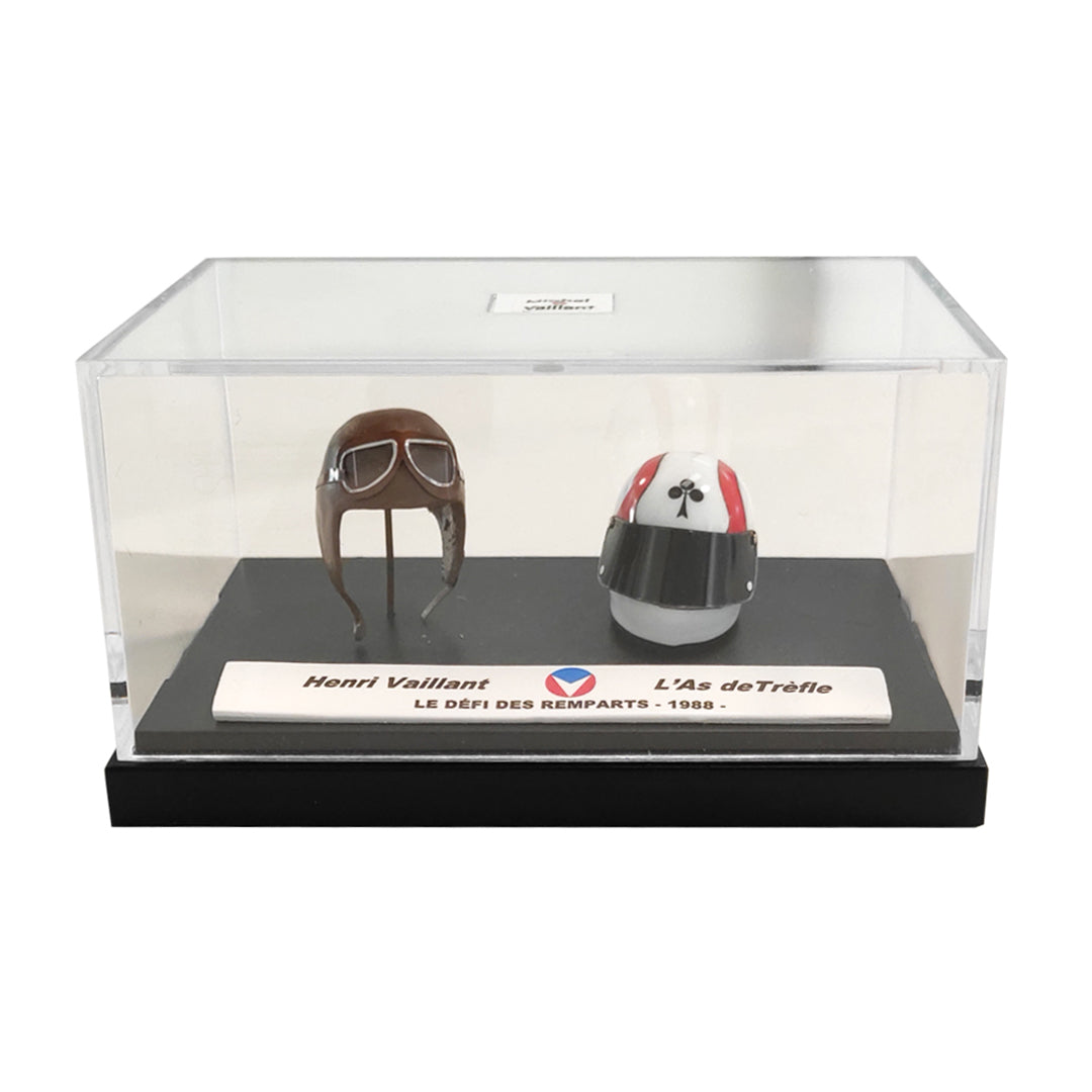 Henri Vaillant and Ace of Spades Miniature Helmet Duo