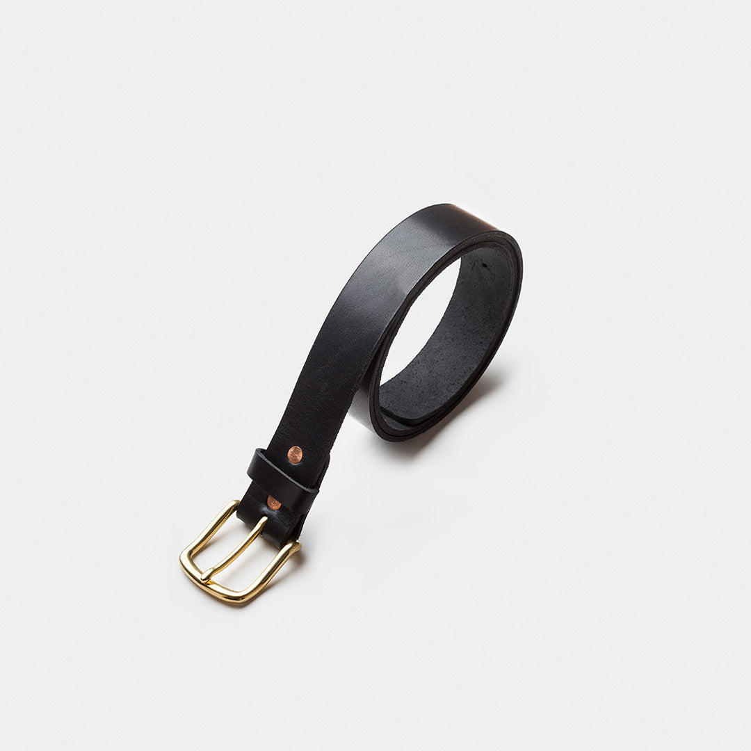 Leather Belt 35mm Black